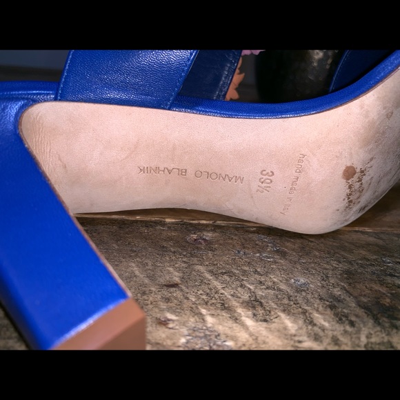 New  Manolo Blahnic Khanfior Flower Sandals - Picture 3 of 8